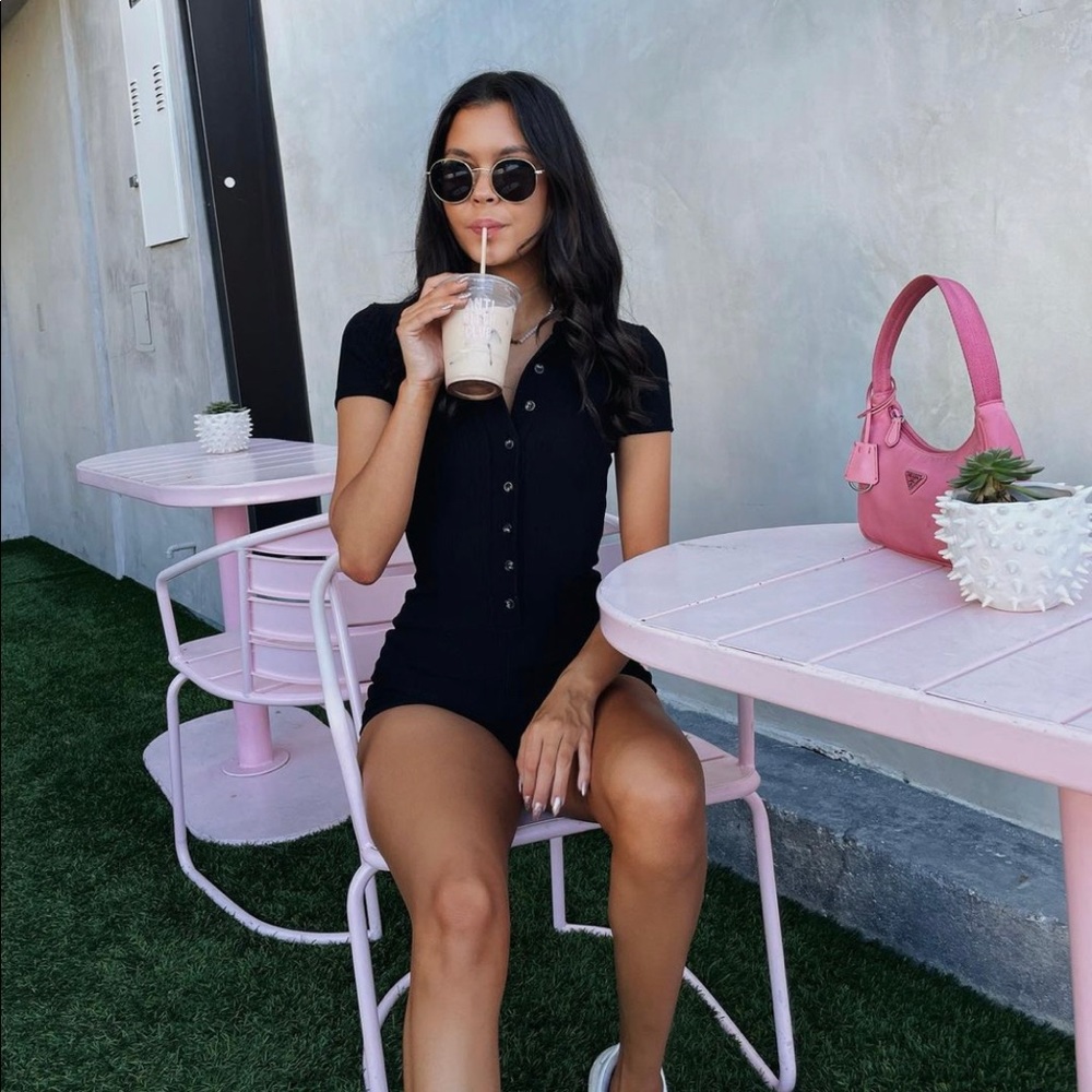 Edited black romper!
